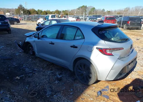 2022 Toyota Corolla Se Nightshade Edition z USA, uszkodzony, nr VIN JTND4MBE9N3182899